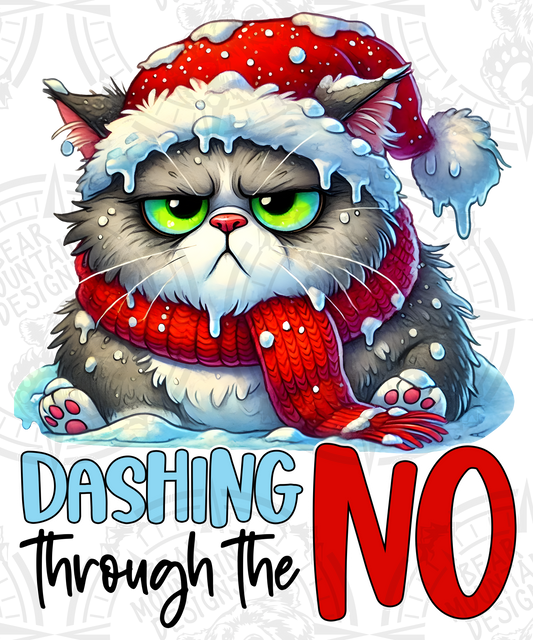 Dashing Through the NO Christmas Grumpy Cat