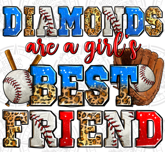 Diamond Are A Girls Best Friend - Baseball