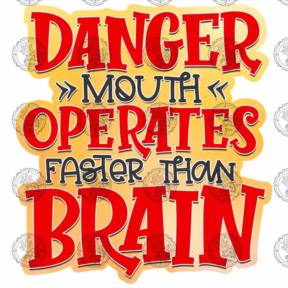 Danger Mouth Operates Faster Than Brain