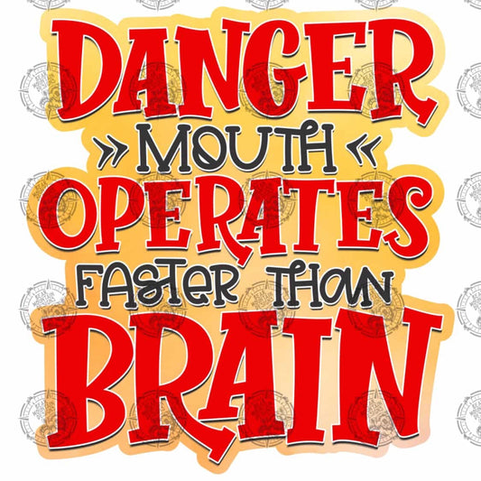 Danger Mouth Operates Faster Than Brain