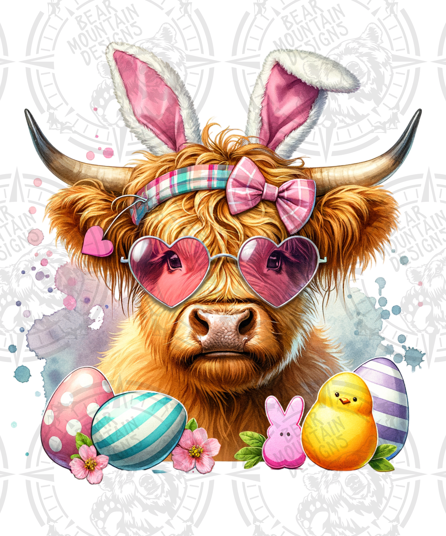 Easter Highland Cow