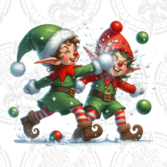 Elf Snowball Fight