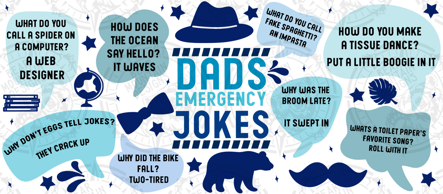 Emergency Dad Jokes - Cup Wrap