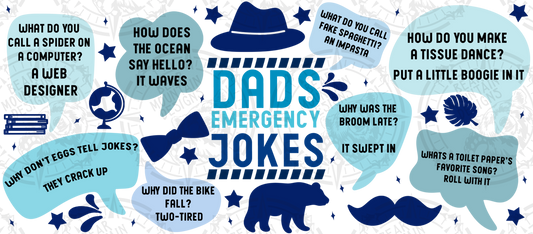 Emergency Dad Jokes - Cup Wrap