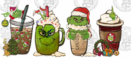 Grinchmas Coffee 1 - Cup Wrap