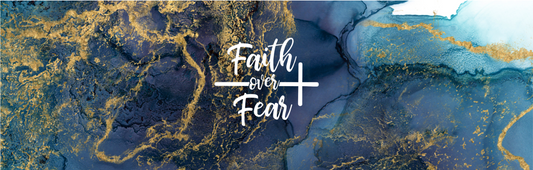 Faith Over Fear Marble - Pen Wrap