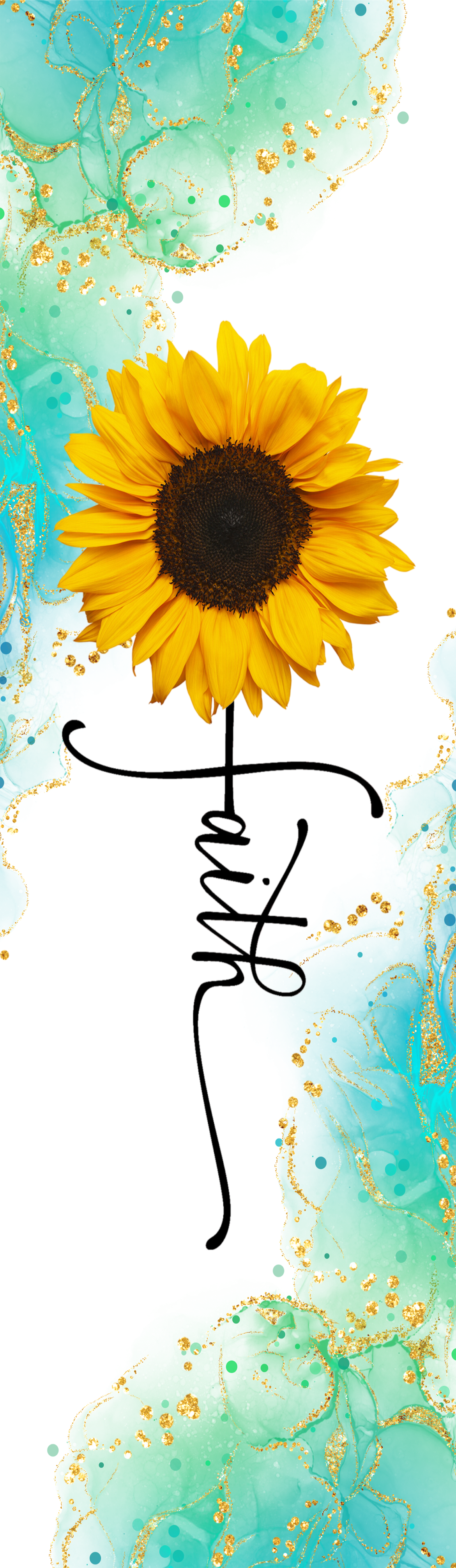 Faith Sunflower Blue - Pen Wrap