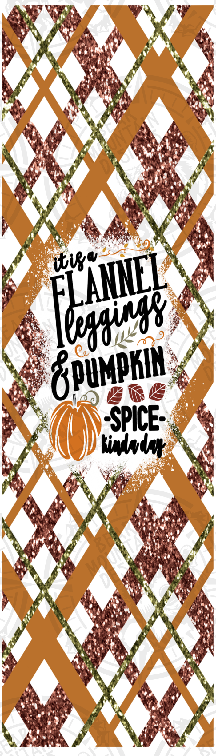 Flannel Leggings & Pumpkin Spice - Pen Wrap