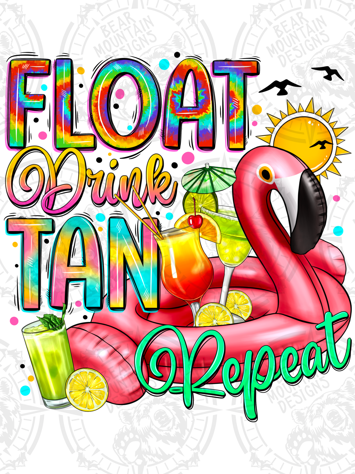 Float Drink Tan Repeat