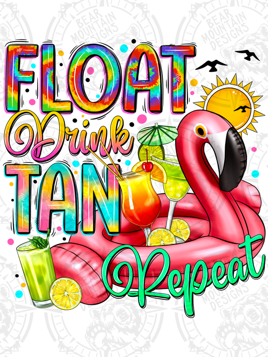 Float Drink Tan Repeat