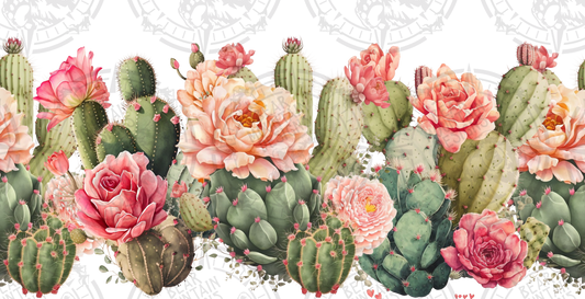 Floral Cactus - Cup Wrap