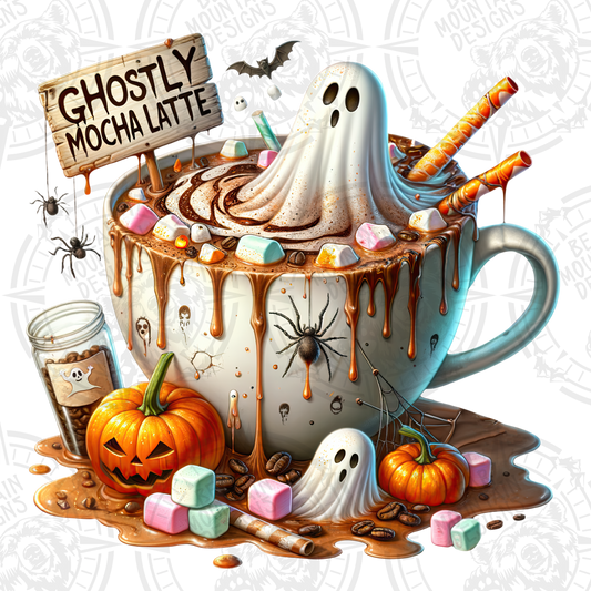 Ghostly Mocha Latte