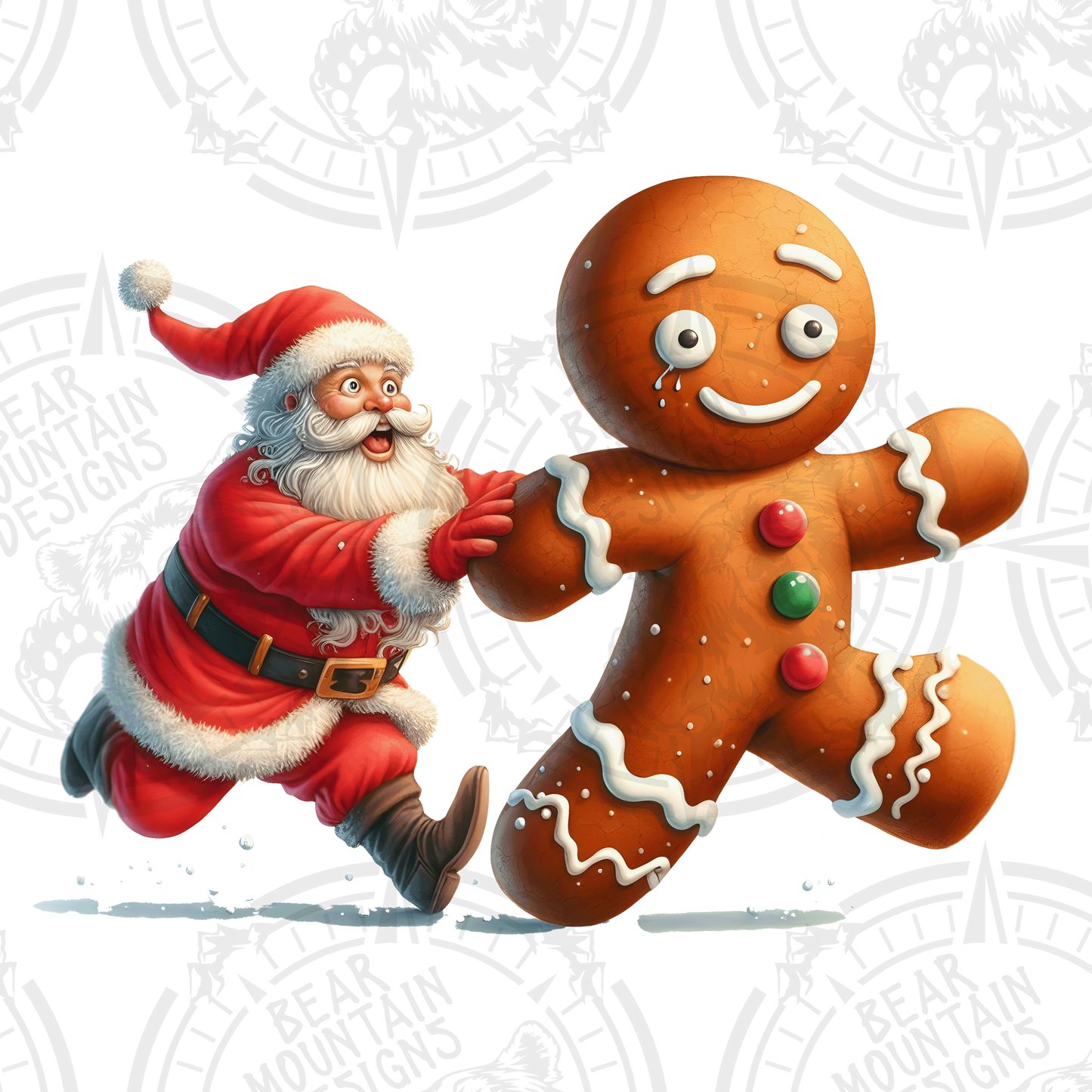 Gingerbread & Santa