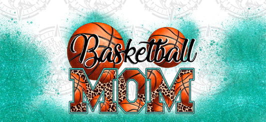 Glitter Basketball Mom - Cup Wrap