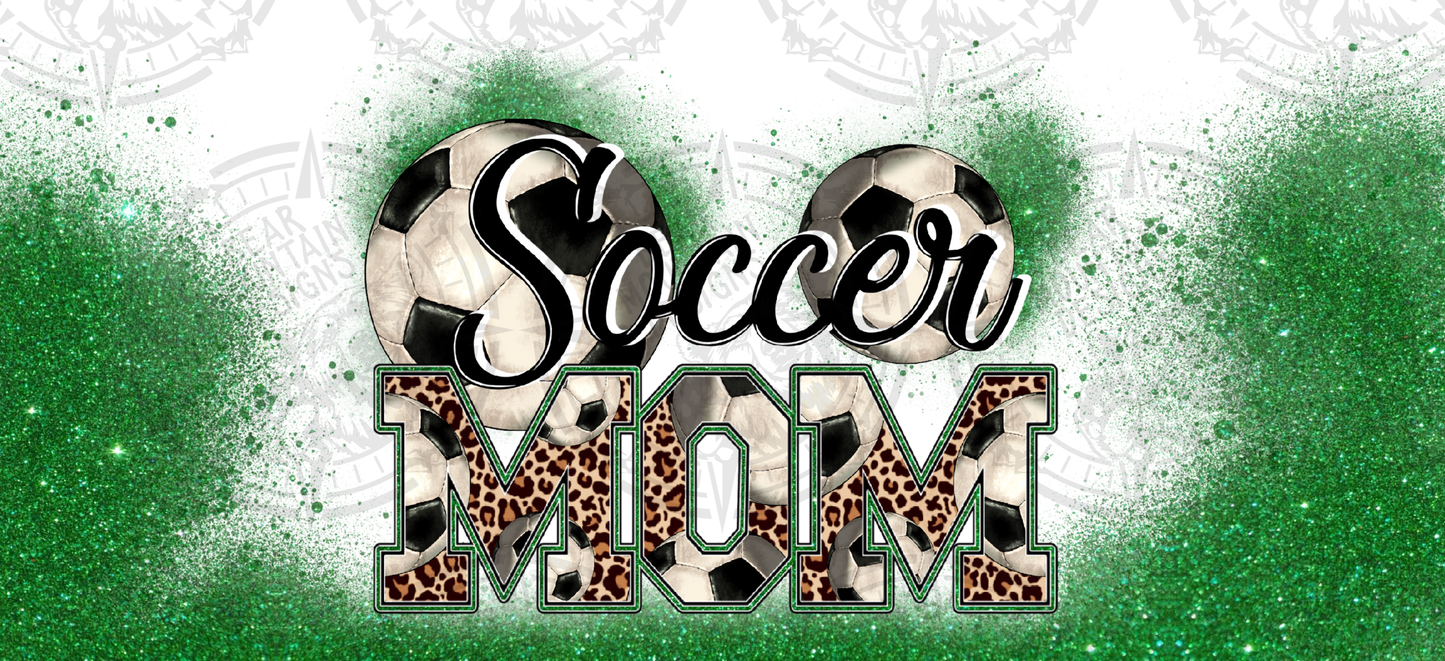 Glitter Soccer Mom - Cup Wrap