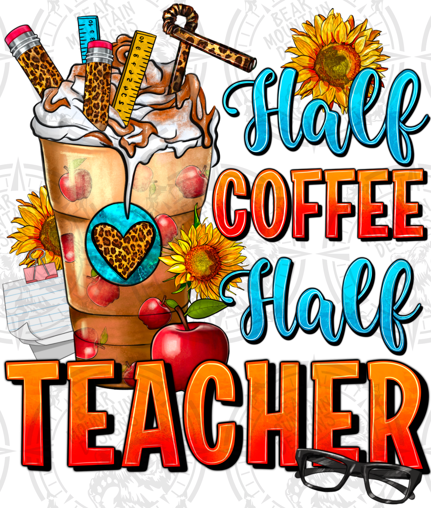 Half Coffee Half Teacher