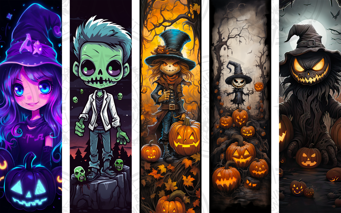 Halloween Character Bundle - Pen Wrap