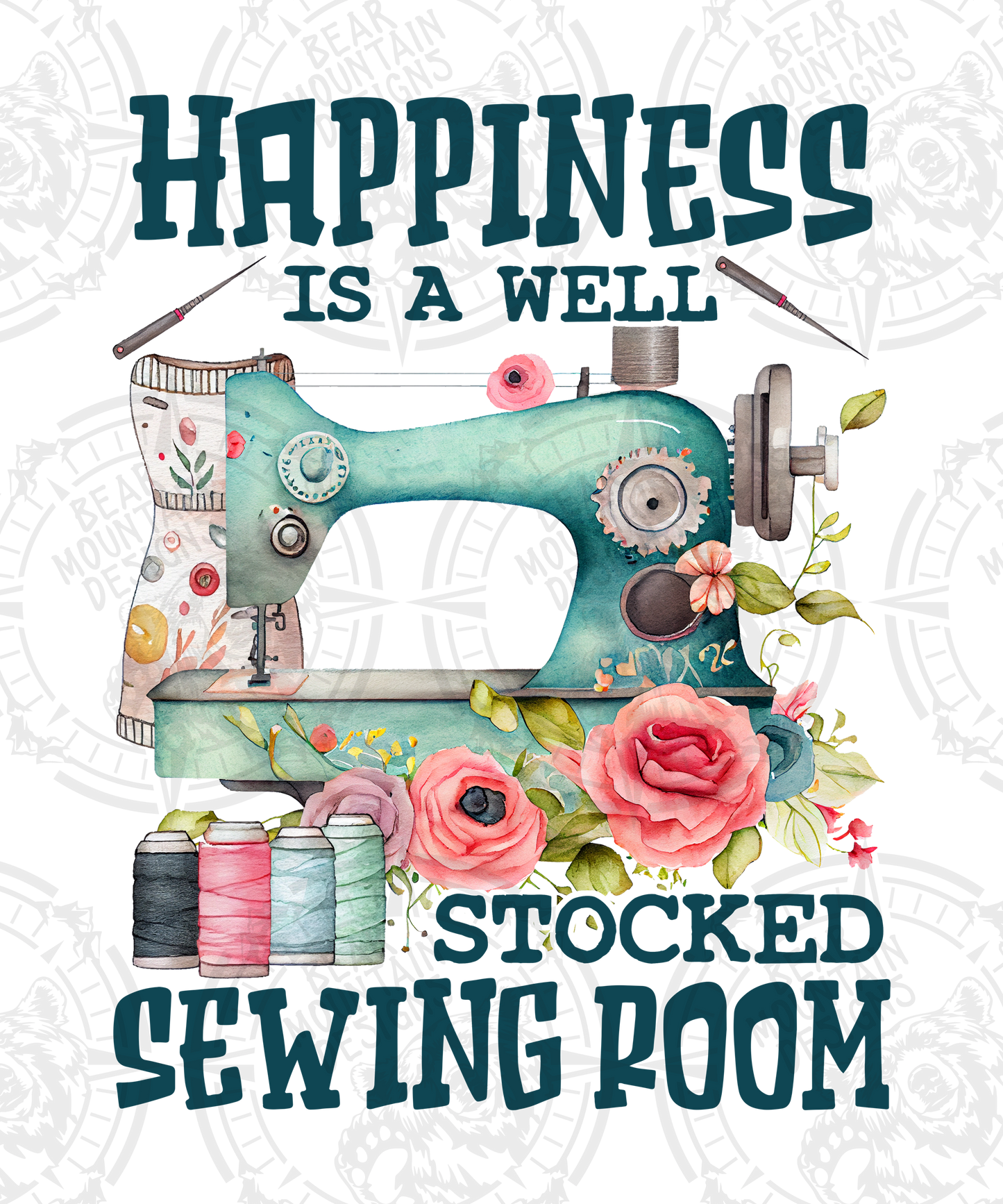 Happiness Is A Well Stocked Sewing Room