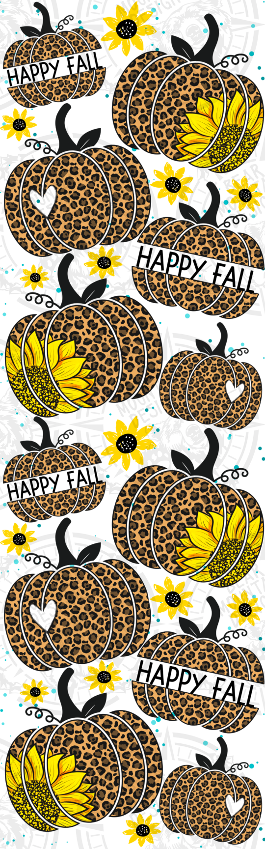 Happy Fall Sunflower Pumpkin - Pen Wrap