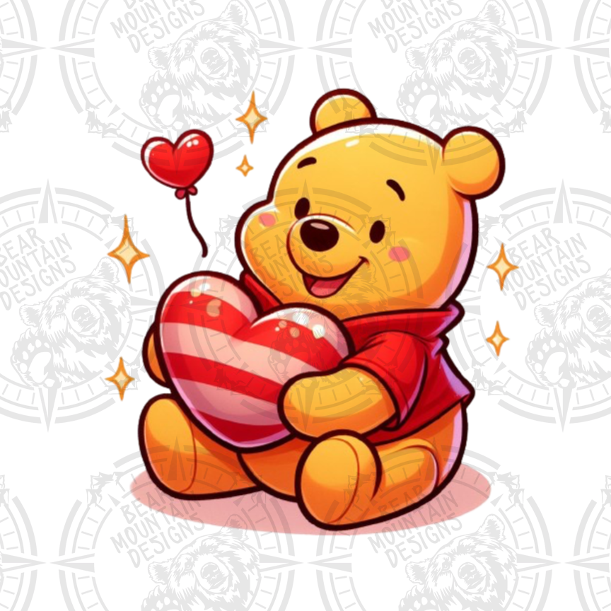 Heart Pooh Bear