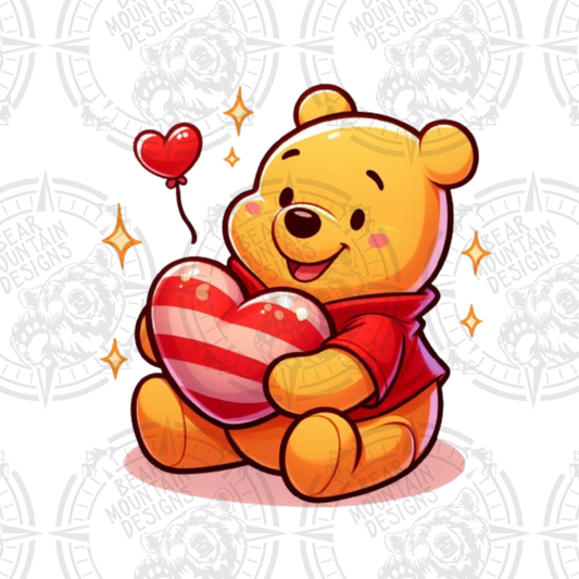 Heart Pooh Bear