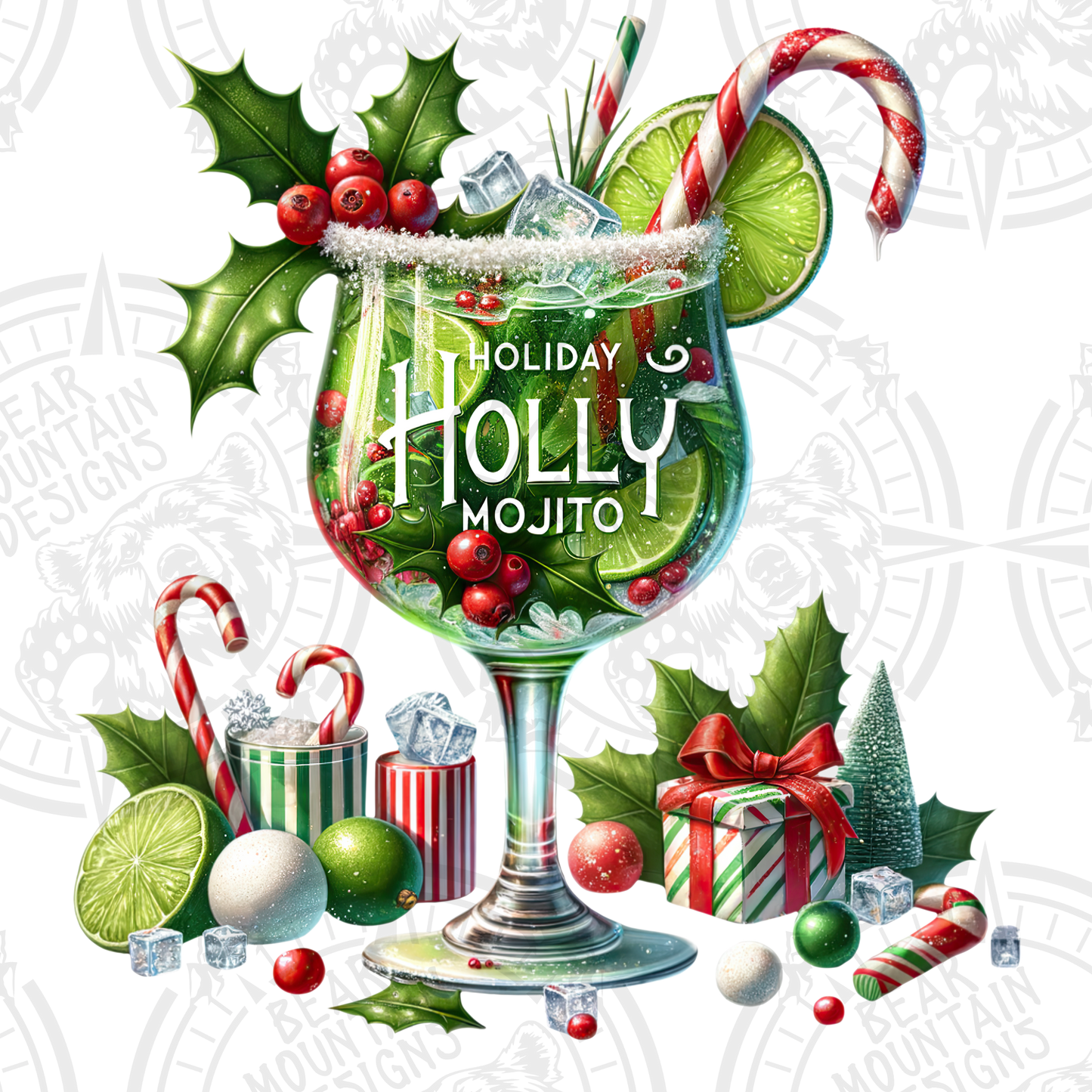 Holiday Holly Mojito