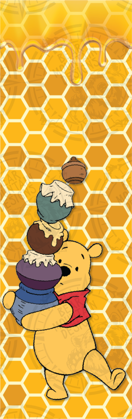 Honeycomb Pooh Bear - Pen Wrap