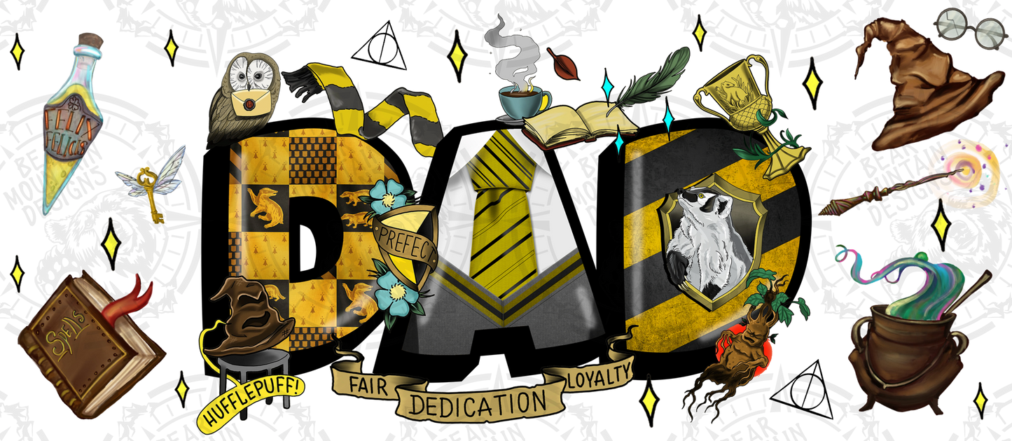 Hufflepuff Dad - Cup Wrap