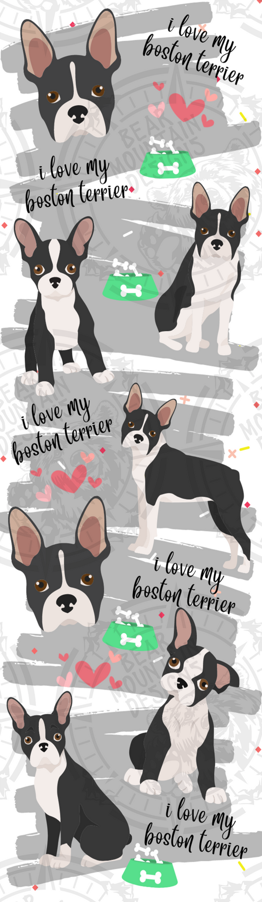 I Love My Boston Terrier - Pen Wrap