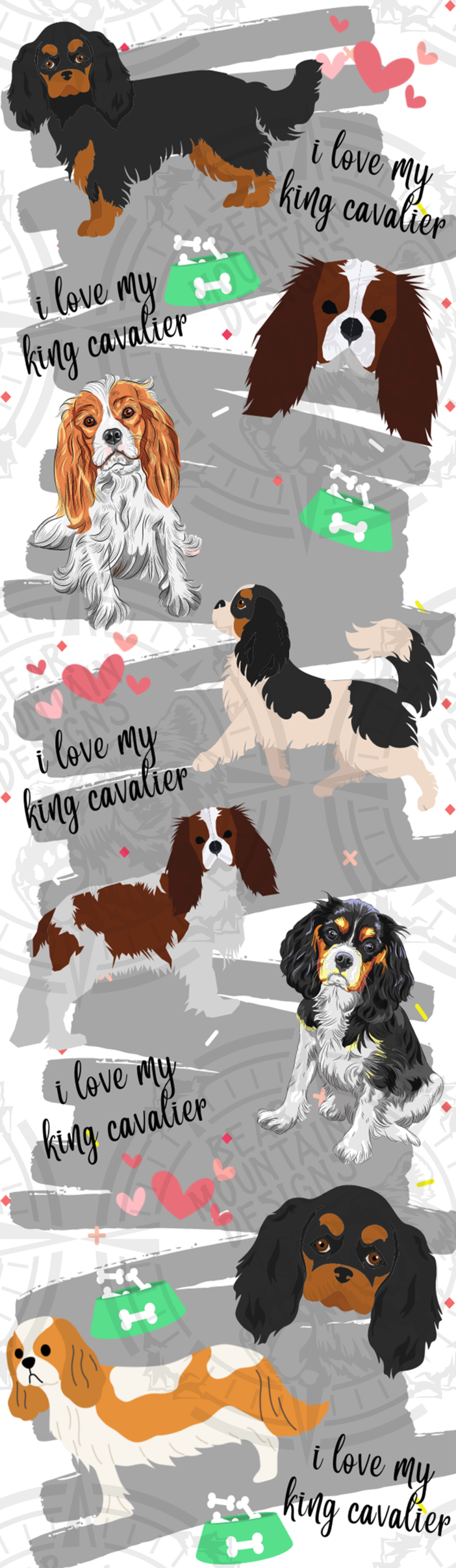 I Love My King Cavalier - Pen Wrap