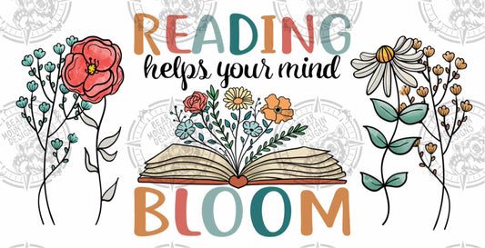 Reading Helps Your Mind Bloom - Cup Wrap