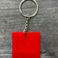 Red - 1.75 Inch Acrylic Keychains