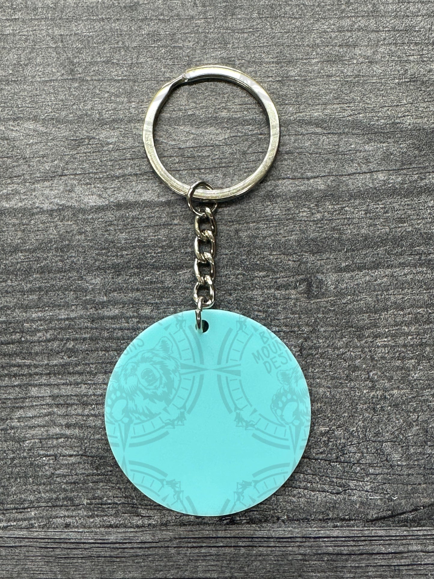 Light Blue - 1.75 Inch Acrylic Keychains