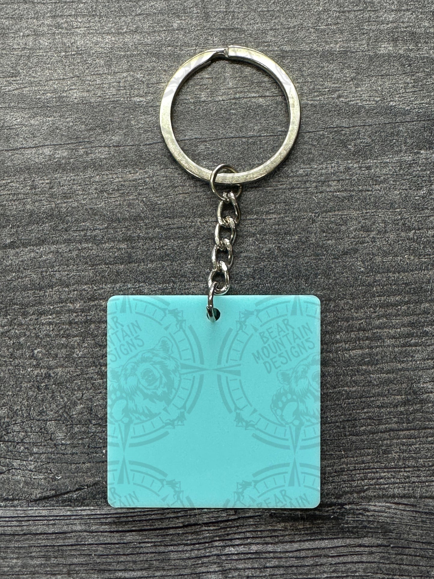 Light Blue - 1.75 Inch Acrylic Keychains