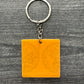 Orange - 1.75 Inch Acrylic Keychains