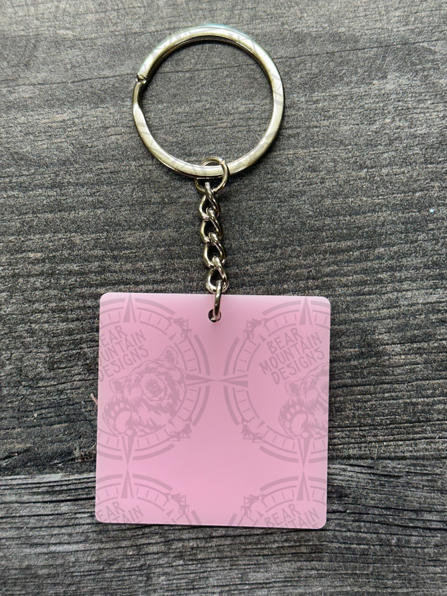 Pink - 1.75 Inch Acrylic Keychains