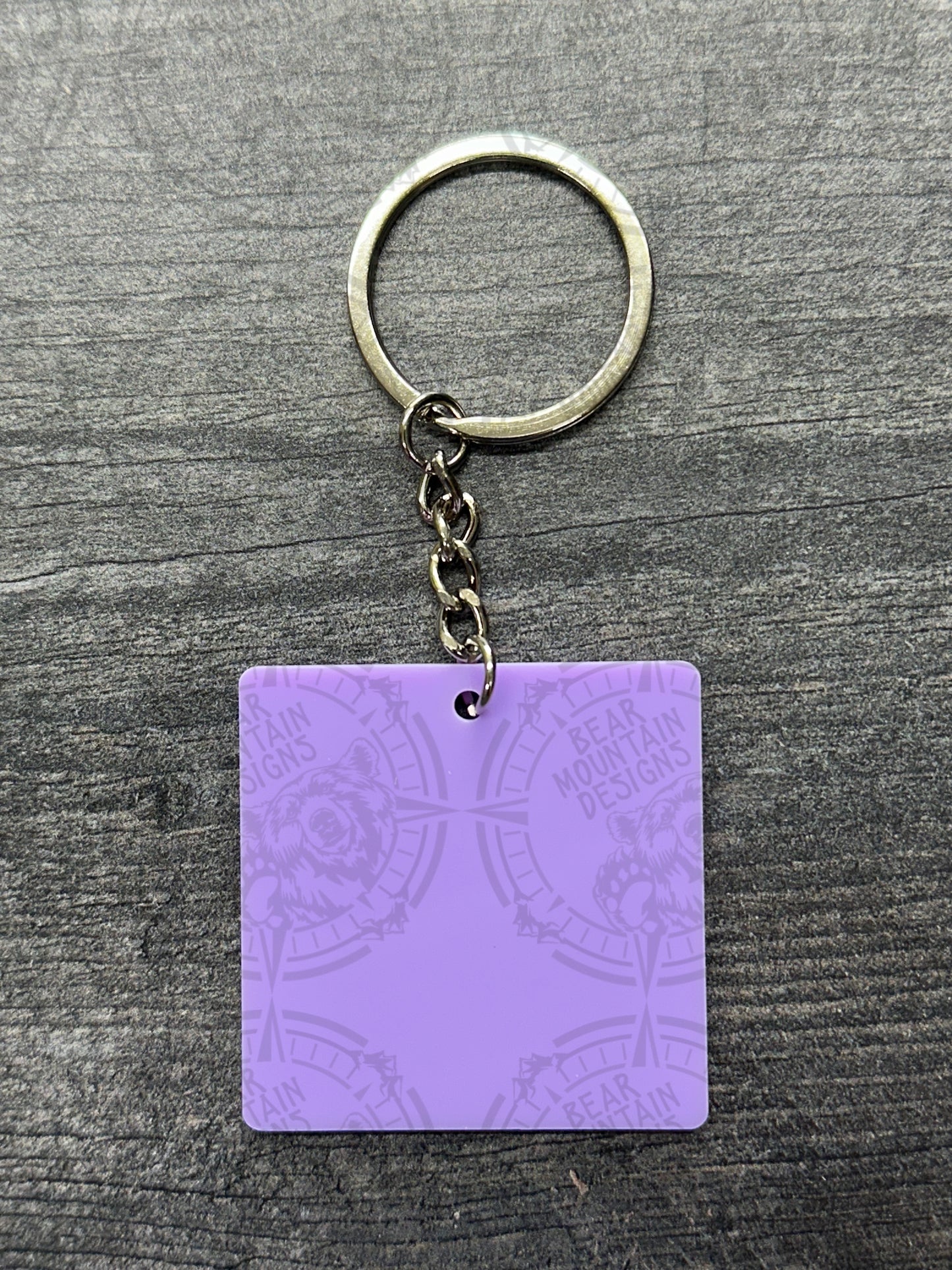 Purple - 1.75 Inch Acrylic Keychains