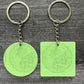 Green - 1.75 Inch Acrylic Keychains