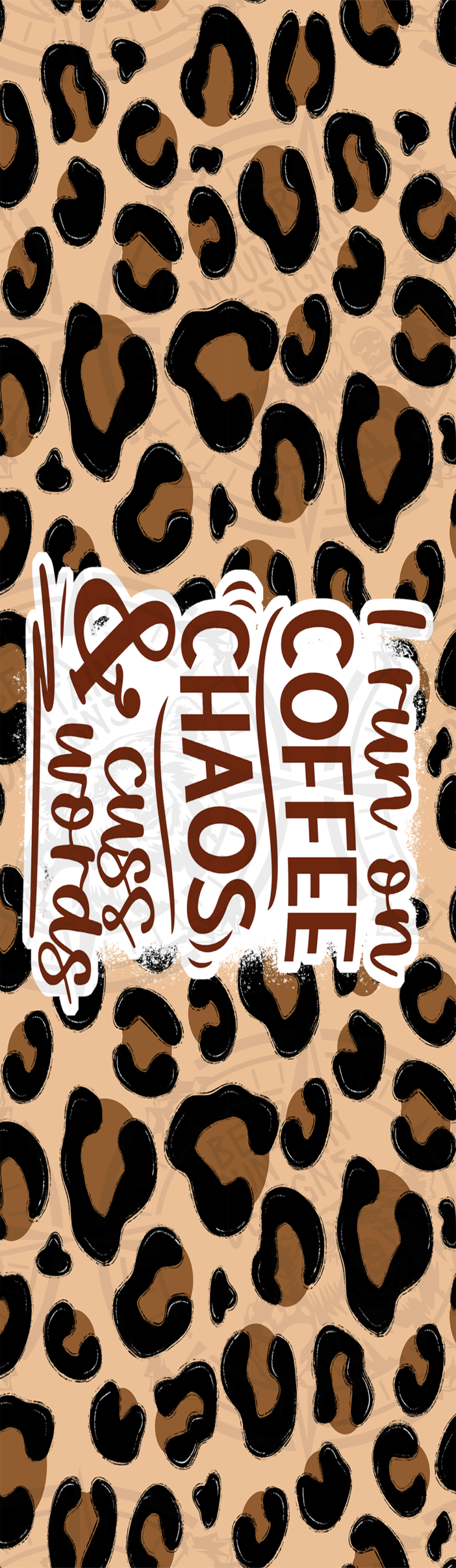 I Run on Coffee Chaos & Cuss Words - Pen Wrap