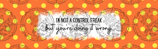 Im Not A Control Freak Polka Dot - Pen Wrap