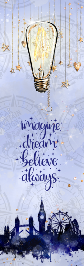 Imagine Dream Believe - Pen Wrap