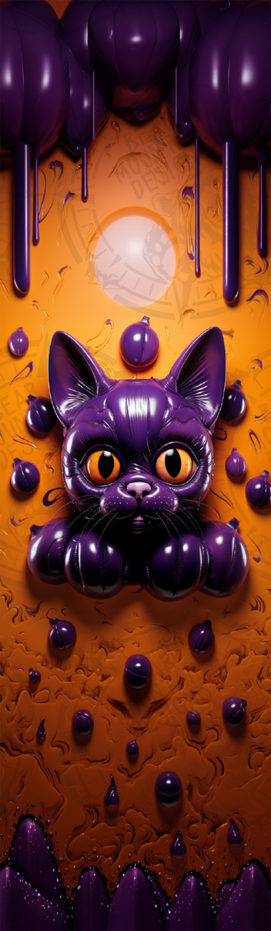 Inflated Black Cat - Pen Wrap