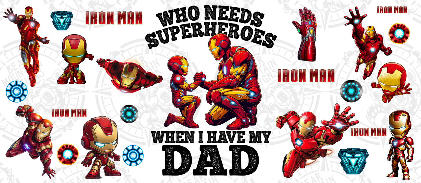 Iron Man Dad - Cup Wrap