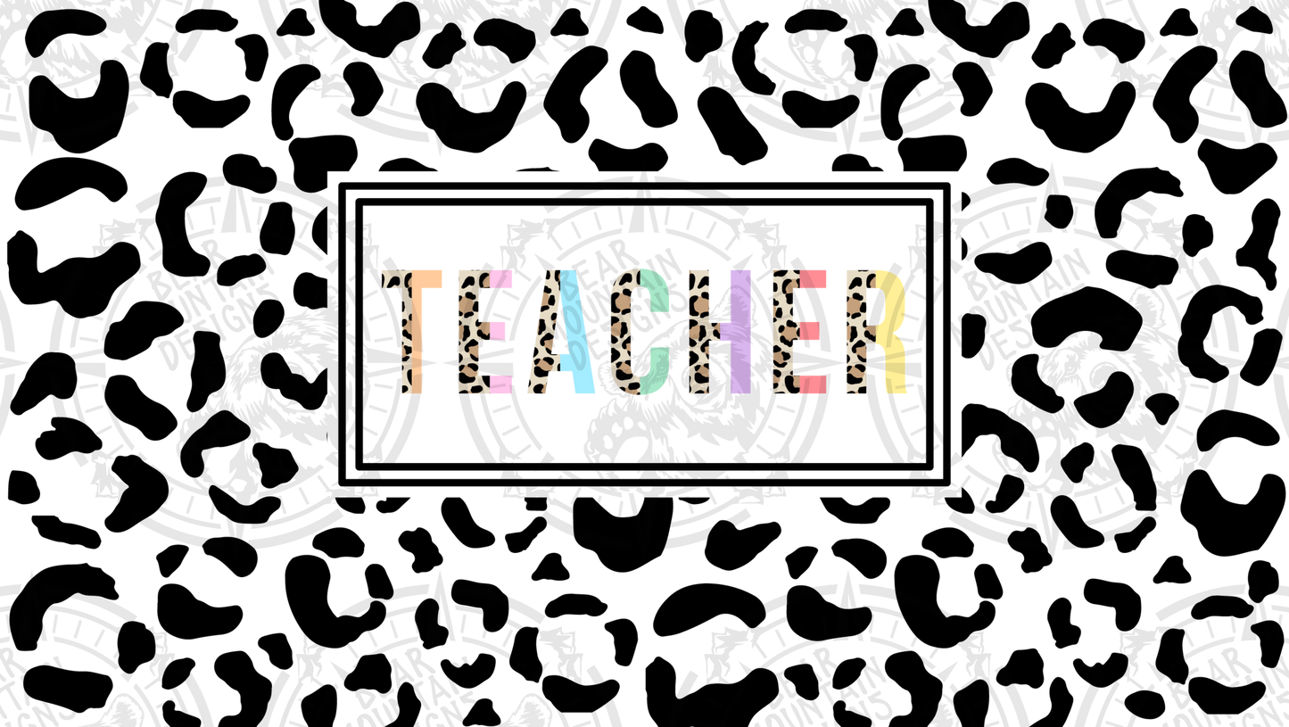 Leopard Teacher - Cup Wrap