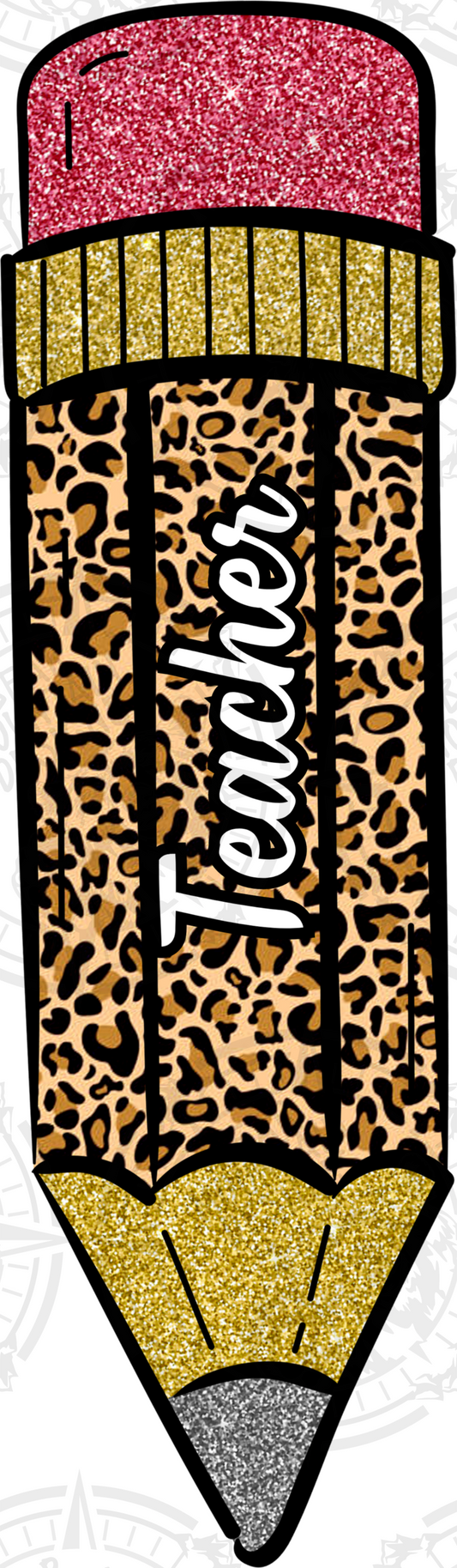 Leopard Teacher Pencil - Pen Wrap