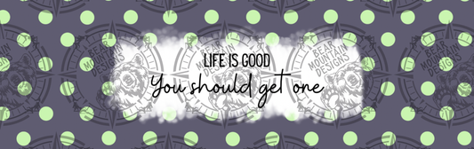 Life Is Good Polka Dot - Pen Wrap