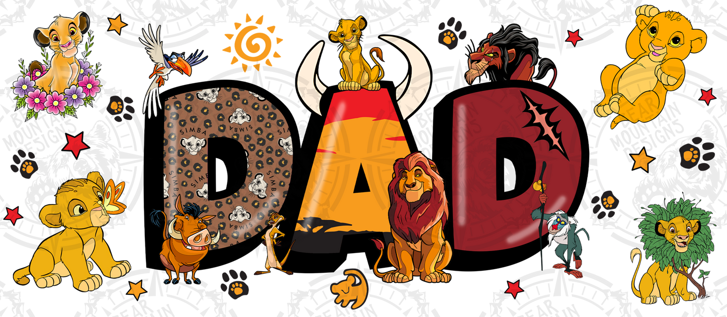 Lion King Dad - Cup Wrap