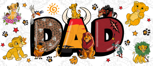 Lion King Dad - Cup Wrap