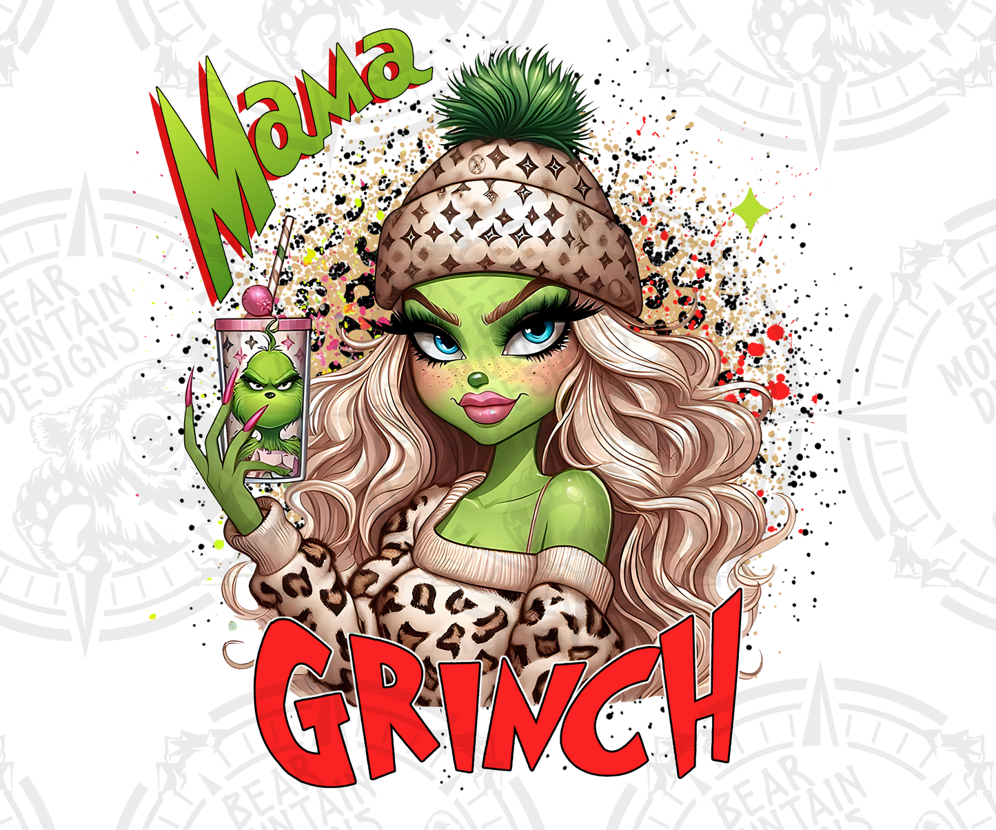 Mama Grinch Red