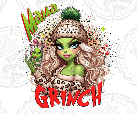 Mama Grinch Red